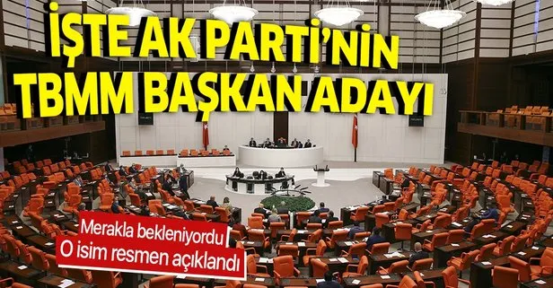 Son dakika: AK Parti’nin TBMM Başkan adayı Mustafa Şentop oldu