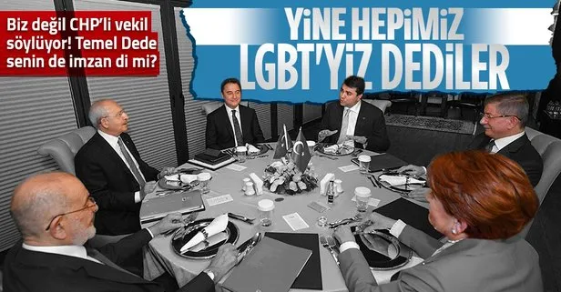 CHP’li Yunus Emre’den LGBT savunuculuğu: 6’lı masanın beyannamesinde de var!