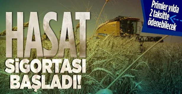 Çiftçilere hasat sigortası başladı