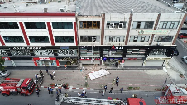 Güngören son dakika haberi! Merter'de çatıdan kopan parça kaldırıma düştü: "Bomba sesi gibiydi, büyük panik yaşadık" - 3