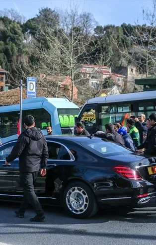 Başkan Erdoğan minibüsçülerle sohbet etti