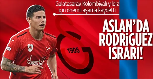 Galatasaray Kolombiyalı yıldız futbolcu Rodriguez için girişimlerini sürdürüyor