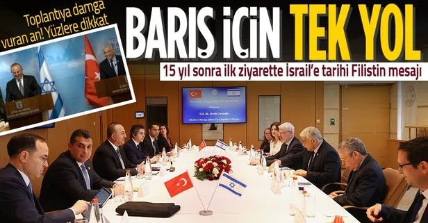 15 yıl sonra İsrail’e kritik ziyarette tarihi Filistin mesajı: Barış için tek yol var