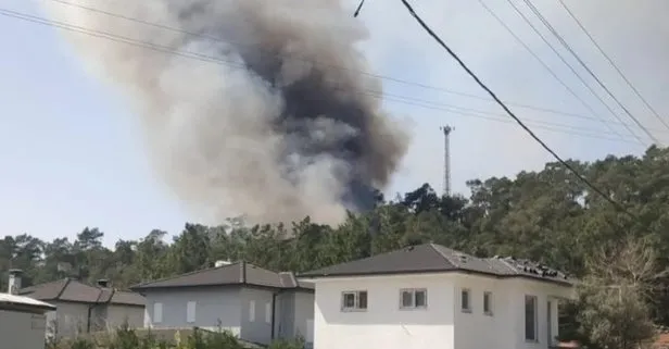 Fethiye’de orman yangını! Çok sayıda ekip bölgede