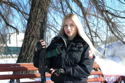 Rusya’nın en güzel kadın polisi sosyal medyayı sallıyor!