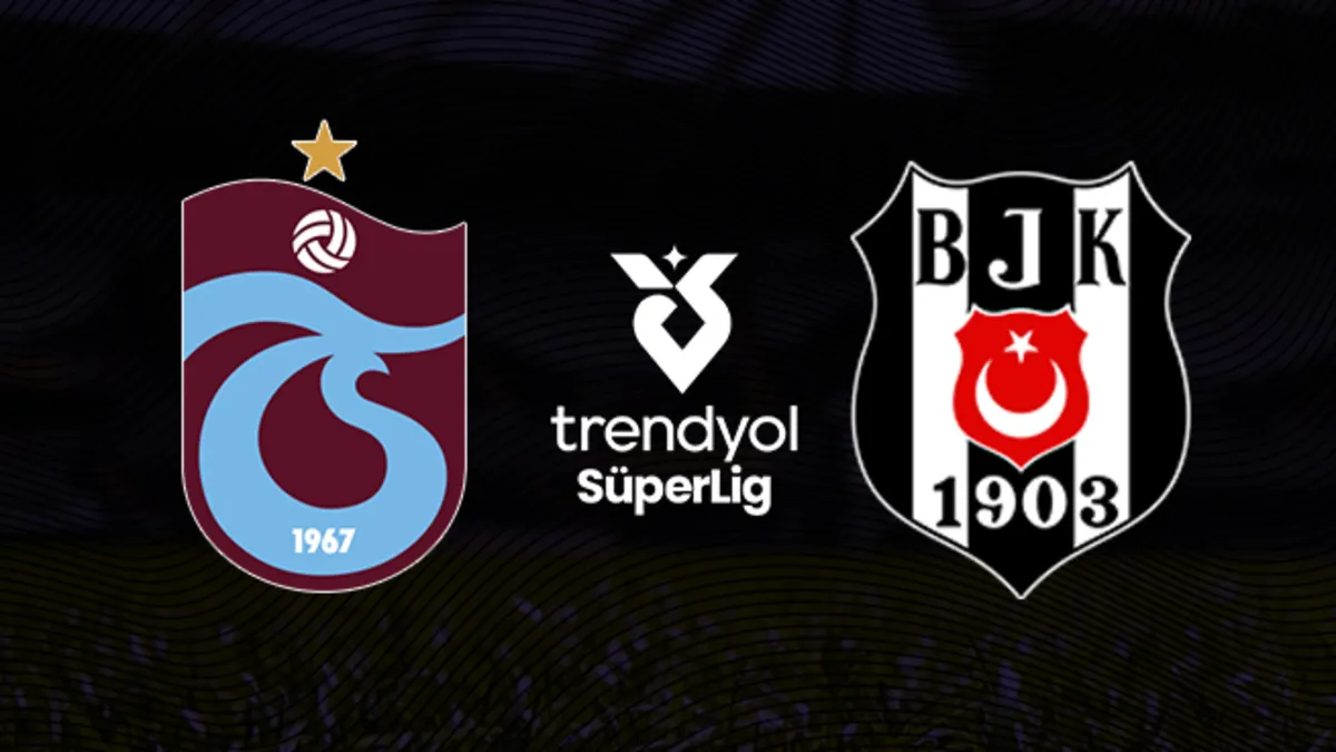 Trabzonspor - Beşiktaş maçında 11'ler belli oldu!