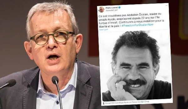 Fransız senatör Pierre Laurent'den skandal paylaşım! Bebek katili Abdullah Öcalan'a özgürlük istedi!-2