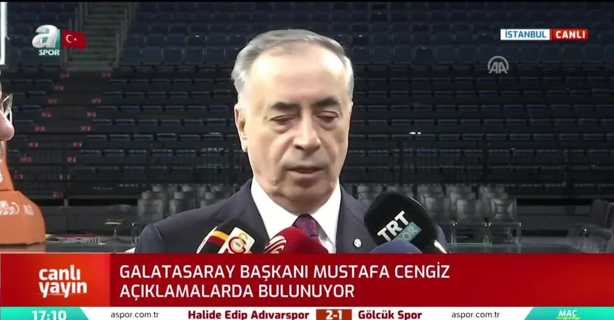 Galatasaray Baskani Mustafa Cengiz Devletimizin Kararina Saygimiz