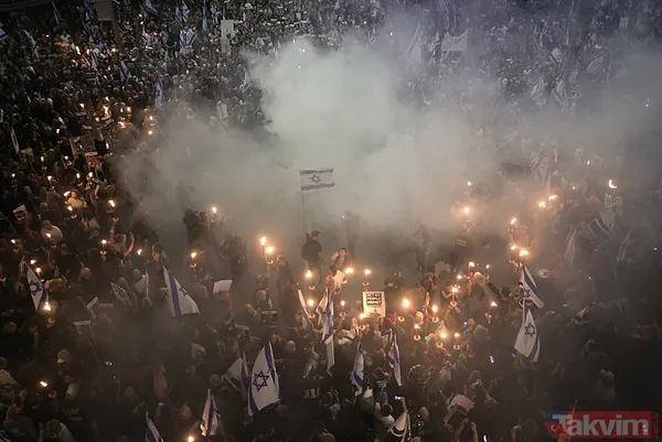 İsrail sokakları karıştı | Tel Aviv sokaklara döküldü! Katil Netanyahu'ya tepki yağdı: İstifa et - 34
