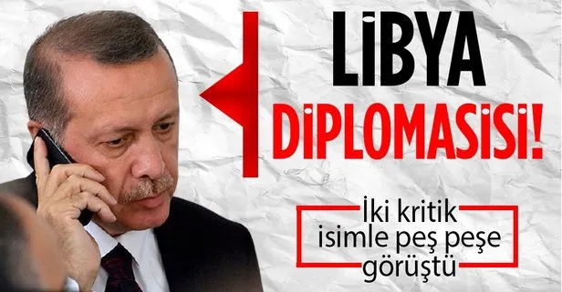 Son dakika: Başkan Erdoğan'dan Libya diplomasisi! Muhammed Yunus el-Menfi ve Abdülhamid el-Dibeybe ile görüştü