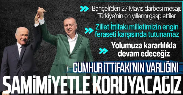 Son dakika: MHP Genel Başkanı Devlet Bahçeli: Cumhur İttifakı’nın muazzez varlığını koruyacağız