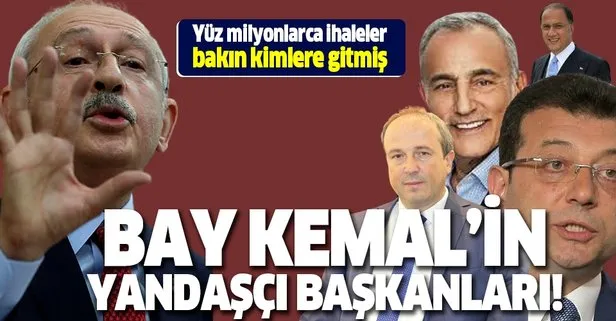 Kemal Kılıçdaroğlu’nun belediye başkanlarından yandaş isimlere ihale kıyağı!