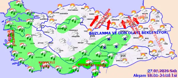Kar bu hafta geri dönüyor! Meteoroloji'den 17 ile sarı kod: Fırtına ve kuvvetli yağışlara dikkat! - 4