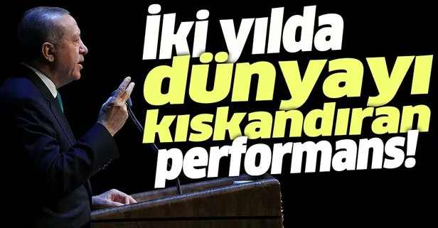 Türkiye'den iki yılda dünyayı kıskandıran performans