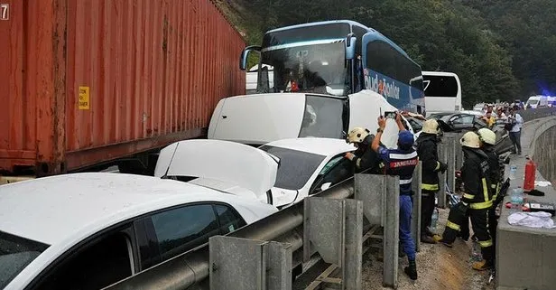 Bursa'da zincirleme kaza
