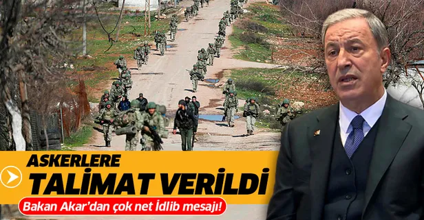 Associated Press'e konuşan Bakan Akar'dan 'İdlib' açıklaması: Askerlere 'misilleme' talimatı verildi