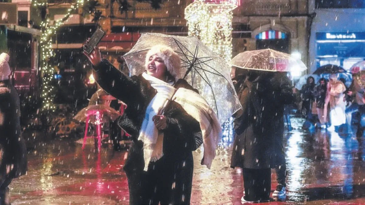 İstanbul beyaza büründü