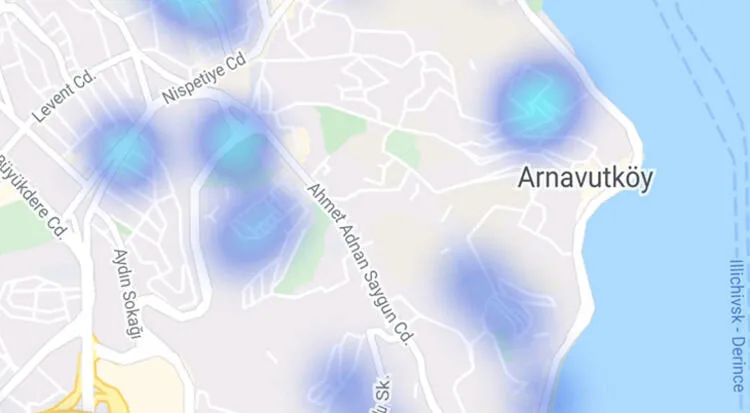 İstanbul'un güncel koronavirüs yoğunluk haritası! İşte ilçe ilçe İstanbul koronavirüs vaka haritası | Hayat Eve Sığar - 3