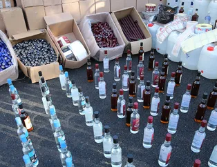 Manisa’da sahte içki operasyonu!