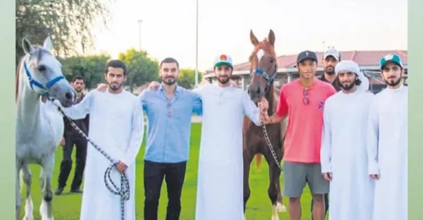 Dubai Prensi Hamdan Bin Mohammed Al Maktoum, İlkay Gündoğan’ı evinde ağırladı