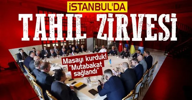 Tahıl koridoru için İstanbul’da 4’lü zirve gerçekleştirildi! Milli Savunma Bakanı Akar açıkladı: Mutabakat sağlandı