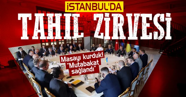 Tahıl koridoru için İstanbul'da 4'lü zirve gerçekleştirildi! Milli Savunma Bakanı Akar açıkladı: Mutabakat sağlandı