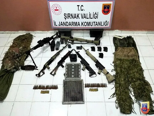 Son dakika: Şırnak'ta terör örgütüne operasyon: Çok sayıda silah ve mühimmat ele geçirildi-2