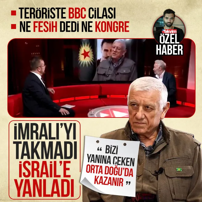 İranla sıkı fıkı olan PKKlı Cemil Bayıka BBC Farsça cilası! İmralıyı takmadı İsraile yanladı: Bizi yanına çeken Orta Doğuda kazanır