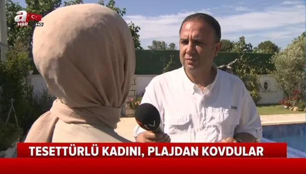 Tesettürlü kadını plajdan kovdular! İzmir'de skandal uygulama