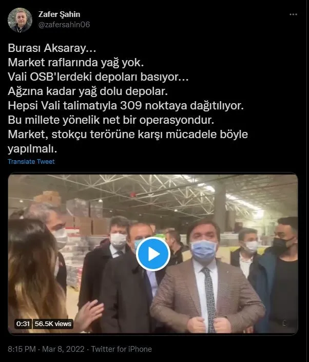 Aksaray'da stokçulara baskın! Market rafında olmayan yağ depodan çıktı-6