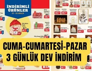 Türk Kahvesi Günü’ne özel BİM aktüel kataloğu! 6,7,8 Aralık’a özel 3 günlük HAFTASONU İNDİRİMİ! Et, tavuk, yumurta...