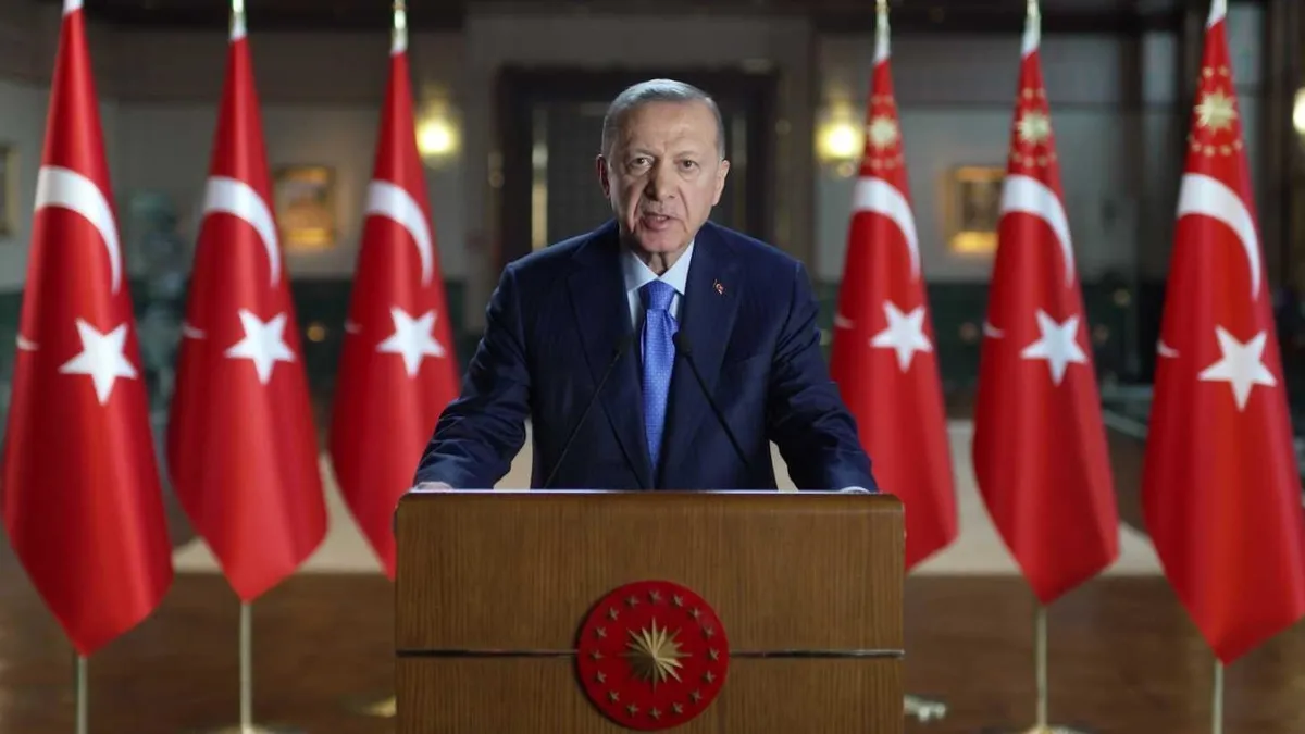 Başkan Erdoğan'dan yeni yıl mesajı... 2025'in şifresi: Terörsüz Türkiye terörsüz bölge!