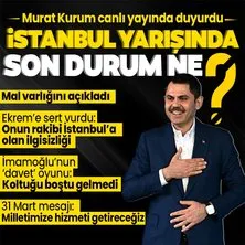 Cumhur İttifakı İBB Başkan adayı Murat Kurum canlı yayında anket sonuçlarını açıkladı! İstanbul yarışında son durum ne?