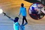 Maskeli saldırgan kadın güvenliği rehin aldı! Kulübeyi ateşe verdi! Görüntüler ortaya çıktı