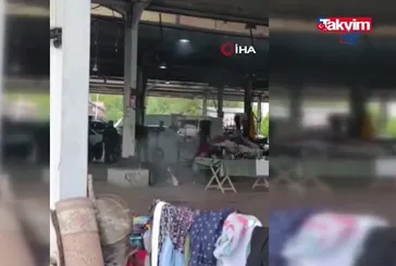 Elektrikli bisiklet alev aldı