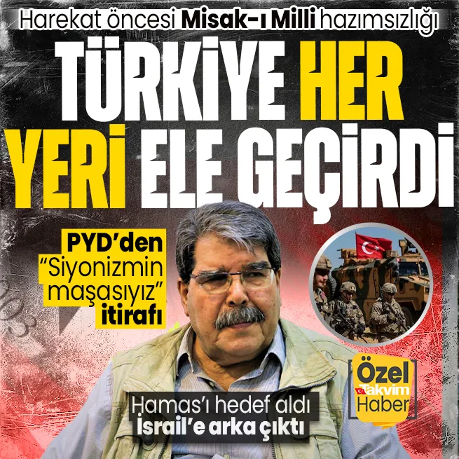 Siyonizmin maşası PYDde Misak-ı Milli hazımsızlığı! Elebaşı Müslim çaresiz... Türkiye Erbil başta olmak üzere hepsini ele geçirdi