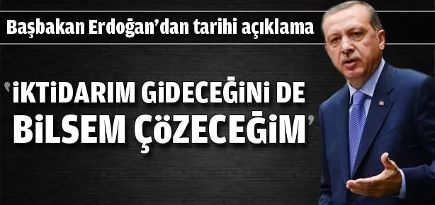 Başbakan Erdoğan’dan tarihi açıklama
