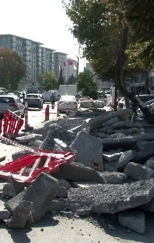 CHP'li İBB’ye "kaldırım" tepkisi: "Sağlam betonları kırıyorlar"