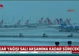 İstanbul'da kar yağışı etkili oluyor