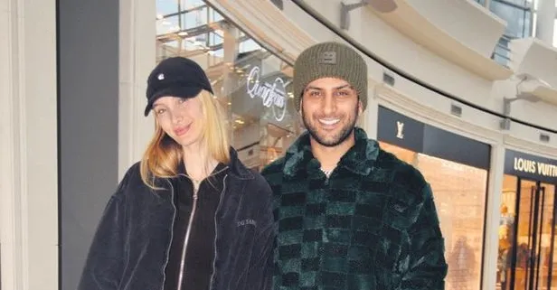 Çiçeği burnunda çift Yusuf Aktaş ve Emire Cansu Kurtaran objektiflere yansıdı!