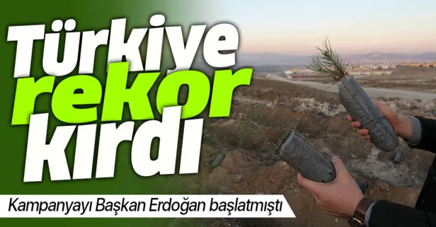 Son dakika: Geleceğe Nefes kampanyasında Guinness rekoru kırıldı