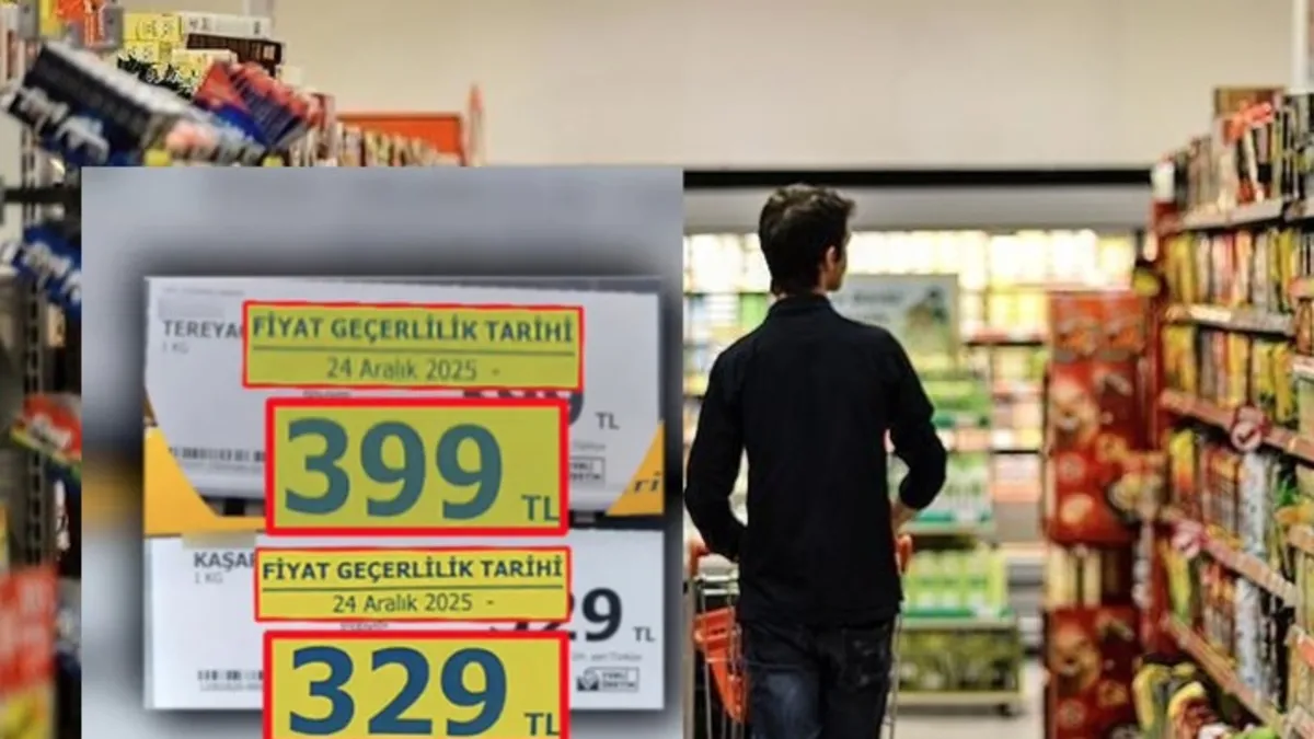 259 liradan 319 liraya çıkarttılar! Asgari ücret açıklandı market etiketleri anında değişti