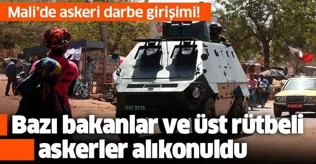 Son dakika: Mali'de askeri darbe girişimi: Bazı bakanlarla yüksek rütbeli askerler alıkonuldu