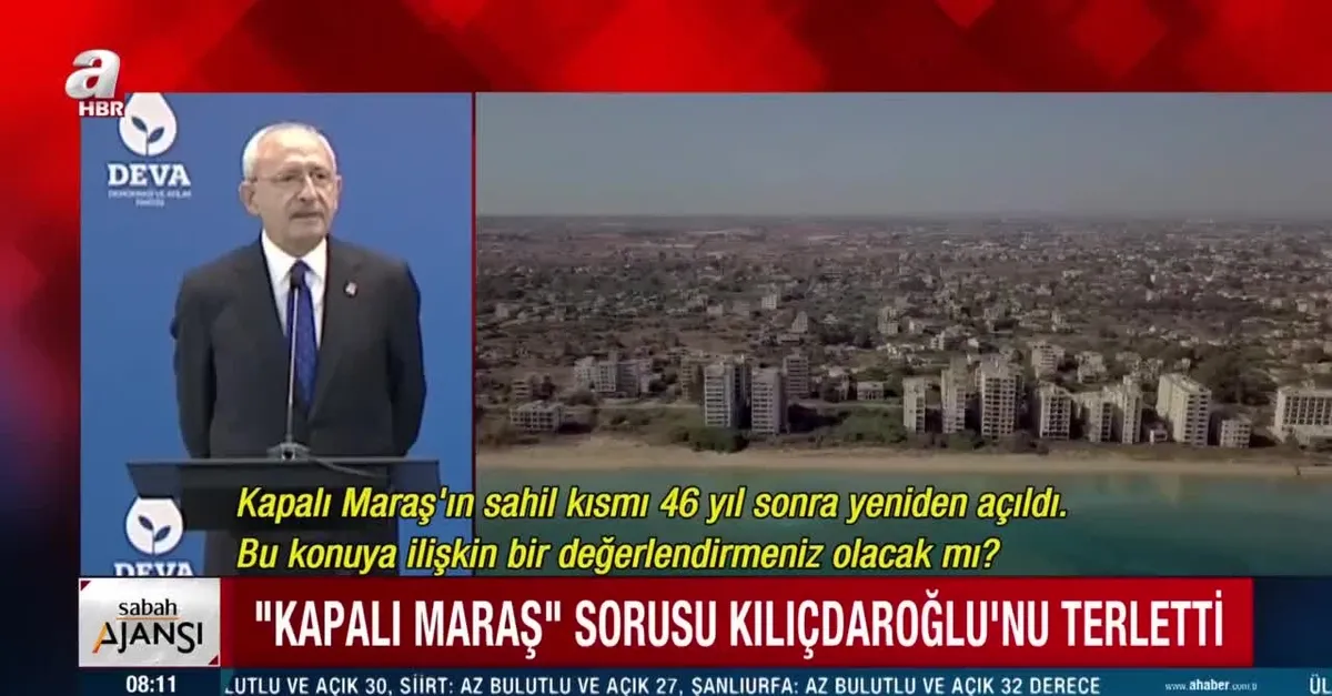 CHP lideri Kemal Kılıçdaroğlu Kapalı Maraş'tan bihaber!
