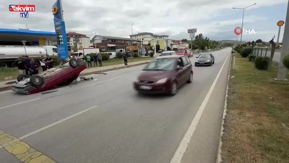Tokat'ta trafik kazası: 2 kişi yaralandı!