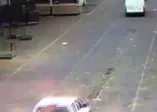 Mazgala takılan araç havaya böyle fırladı