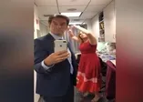 Doktor Mehmet Öz TikTok videosu ile sosyal medyayı yıktı geçti! Kadın elbisesi giydi ve...