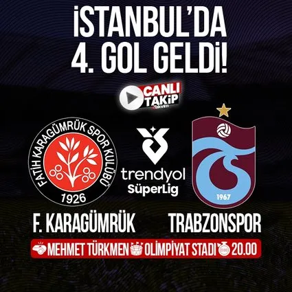 Fatih Karagümrük - Trabzonspor | CANLI