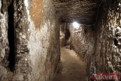 Gaziantep Kalesi’nin altındaki tarihi tünelle turizme kazandırılıyor
