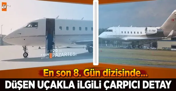 Düşen uçakla ilgili dikkat çeken detay!